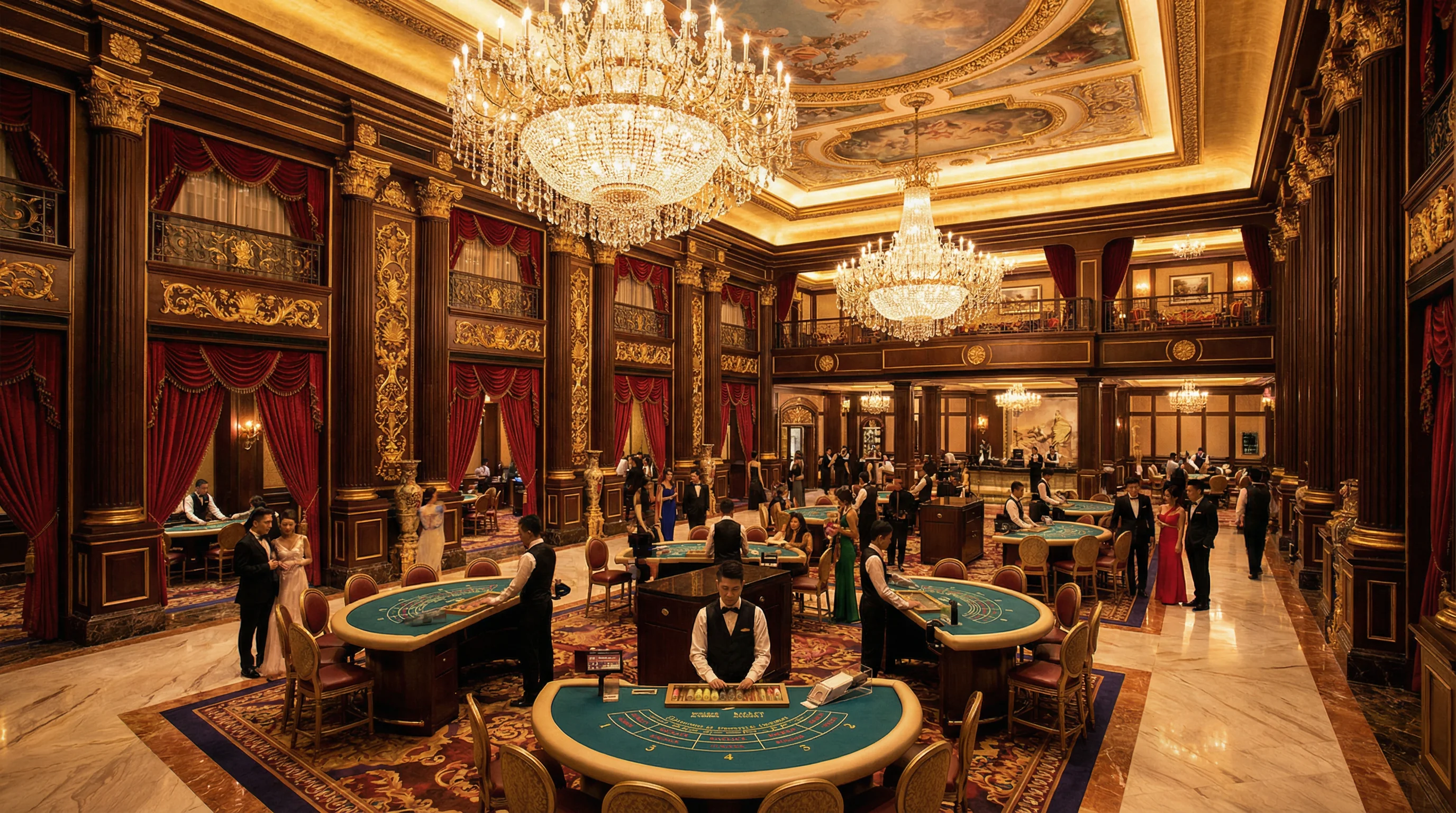 el casino del diablo ilustracion