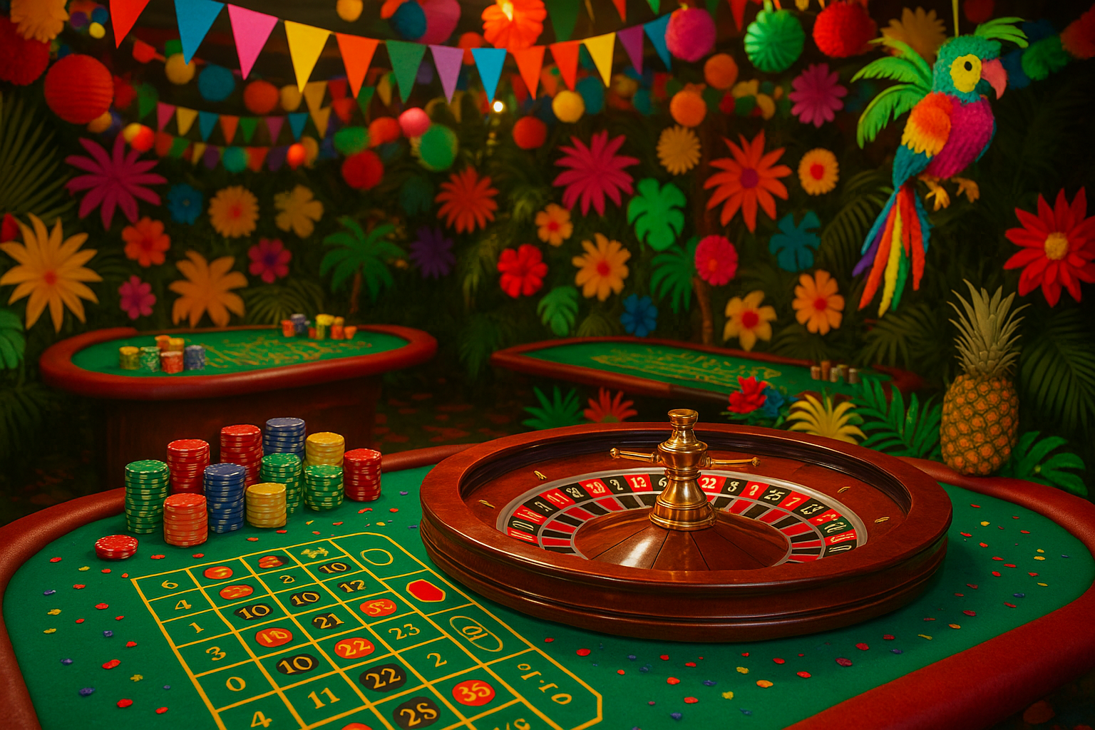 puestos en el casino